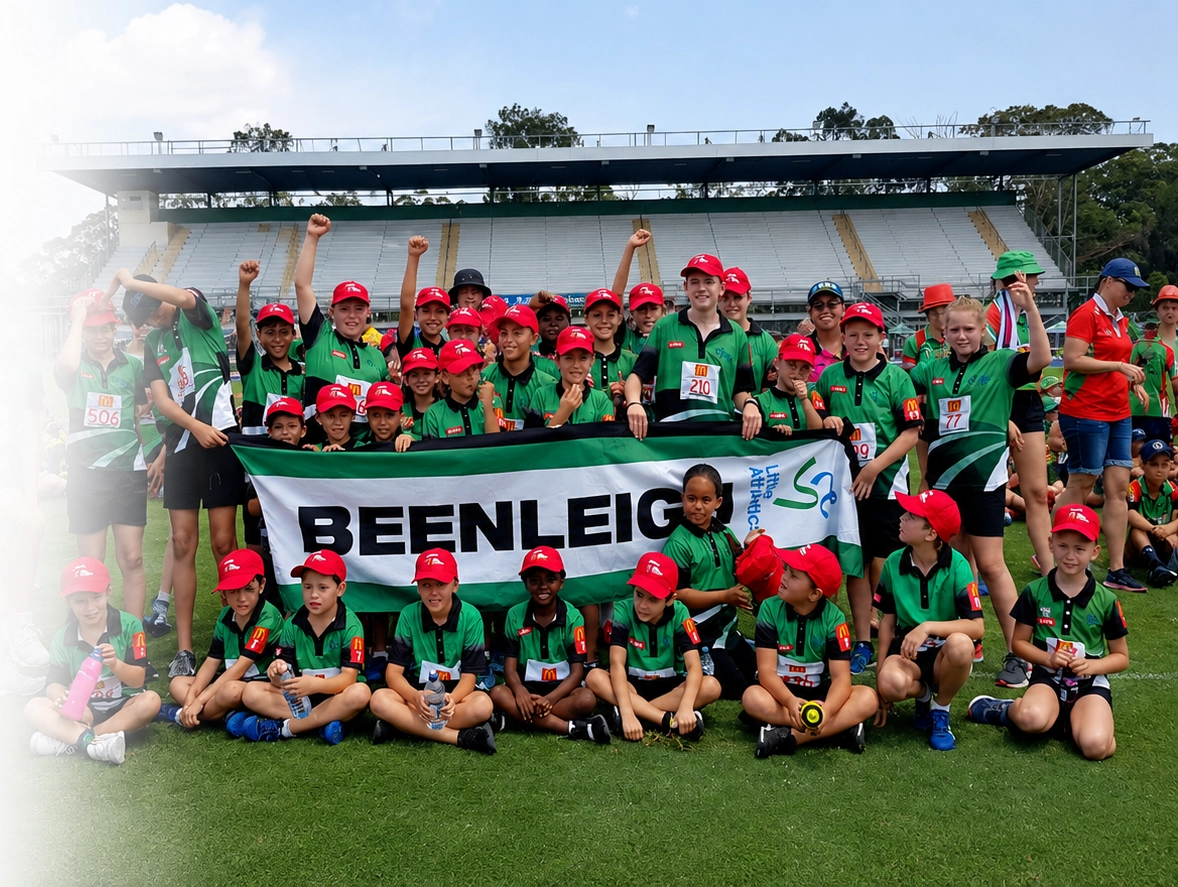 Beenleigh Little Athletics team